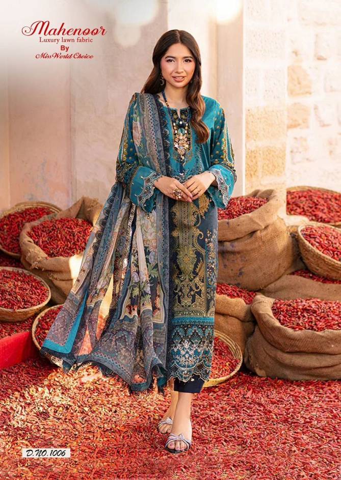 Mahenoor Vol 3 By Miss World Printed Karachi Cotton Dress Material Wholesalers In Mumbai
